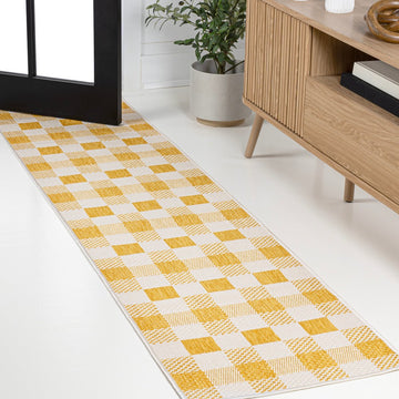 Darcy Traditional Geometric Bold Gingham Area Rug